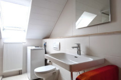 Fewo Baumgasse - Badezimmer mit Dusche und Waschmaschine
